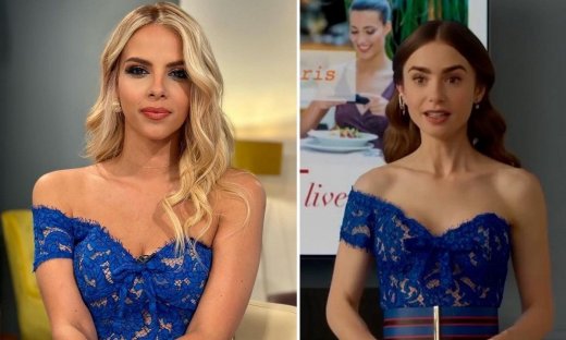 Τζένη Μελιτά από Κατεχάκη ή Emily από Παρίσι; Ποια φόρεσε καλύτερα το φόρεμα του Έλληνα σχεδιαστή;