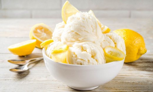 Σορμπέ λεμονιού με 3 υλικά