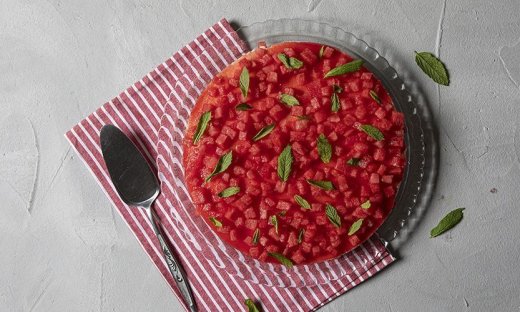 Cheesecake καρπούζι από τον Άκη Πετρετζίκη