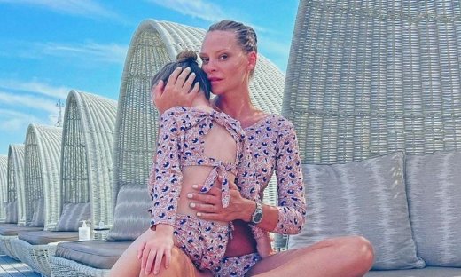 Μοντέλο από κούνια: Οι φορές που η πανύψηλη 8χρονη κόρη του Ρέμου πόζαρε στον φακό των γονιών της