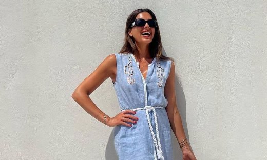 Η Σταματίνα Τσιμτσιλή έκανε όλο τον κόσμο να την κοιτάει με το πιο απλό φόρεμα