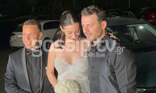 Γάμος Αγγελόπουλου-Βαμβακούση: Το γλέντι με τον Τσαλίκη & το ψιλόβροχο που προκάλεσε αναστάτωση