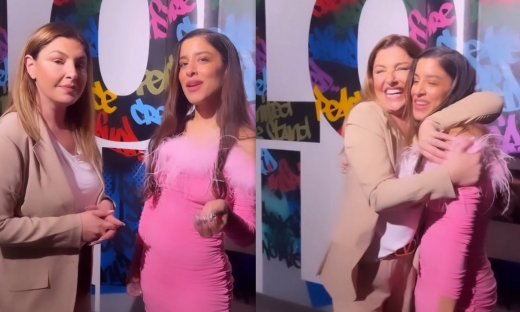 Η Μαρίνα Σάττι τραγουδάει το Ζάρι στην Παπαρίζου κι εκείνη την κάνει μια μεγάλη αγκαλιά!