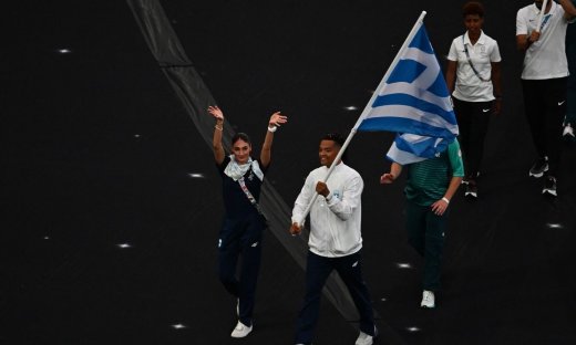 Ολυμπιακοί Αγώνες - Περηφάνια στο Twitter για τους σημαιοφόρους Καραλή-Πλατανιώτη: «Έλα ρε Μανόλο»