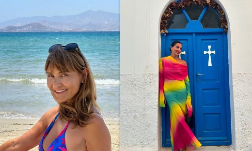 Σταματίνα Τσιμτσιλή & Μάρα Ζαχαρέα: Κομψές εμφανίσεις στην Πάρο με floral & αέρινα φορέματα!