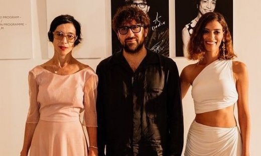 Φαμέλη: Στο Φεστιβάλ Κινηματογράφου Σαράγεβο με τον σύντροφό της, Γιώργο Ζώη και την Έλενα Τοπαλίδου
