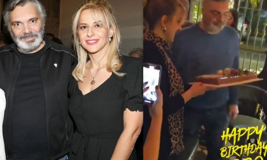 Κούρκουλος: Το μοναδικό βίντεο από το πάρτι γενεθλίων του - Στο πλευρό του η σύντροφός του, Δήμητρα