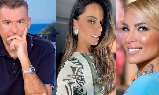 Η Καινούργιου είδε τον Λιάγκα και έστειλε χαιρετίσματα στην Αντωνά - Γιατί πήγε μόνος στην εκδήλωση