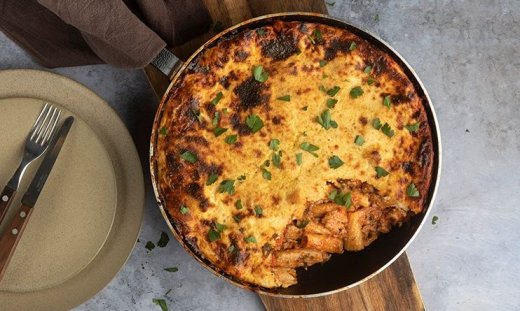 Παστίτσιο στο τηγάνι από τον Άκη Πετρετζίκη