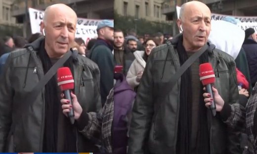 Τέμπη - Ορκόπουλος από το συλλαλητήριο στο Σύνταγμα: «Είμαστε εδώ για τη ζωή μας...»