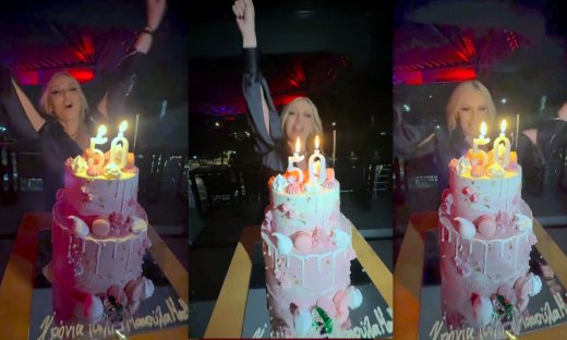 Η Πέγκυ Ζήνα έγινε 50 χρονών αλλά χορεύει σαν έφηβη! Η διώροφη τούρτα και το πάρτι!