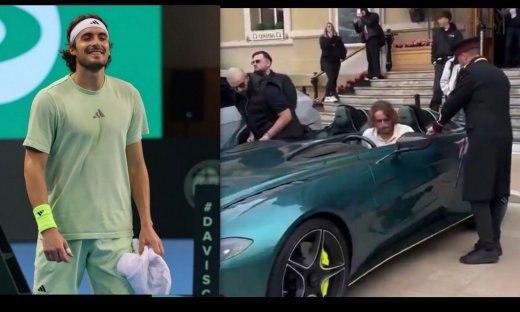 Στέφανος Τσιτσιπάς: Χαμός για την εμφάνισή του με Aston Martin - «Κομπλεξικοί Ελληνάρες!»