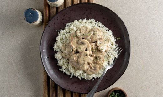 Ψαρονέφρι αλά κρεμ με ρύζι μπασμάτι από τον Άκη Πετρετζίκη!