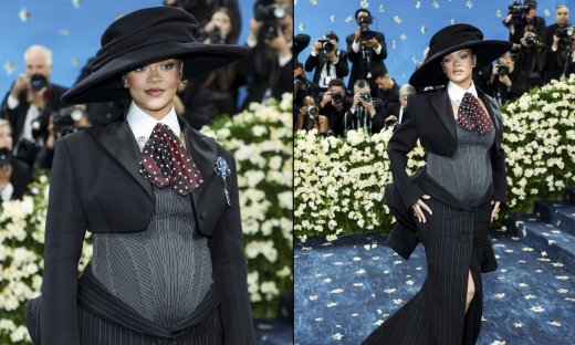 H Ριάνα αποκάλυψε στο Met Gala ότι είναι έγκυος στο τρίτο της παιδί