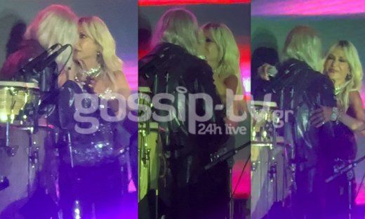 Άννα Βίσση: Xclusive εικόνες από τη συναυλία της στο ΟΑΚΑ & το τρυφερό φιλί στο στόμα στον Καρβέλα!