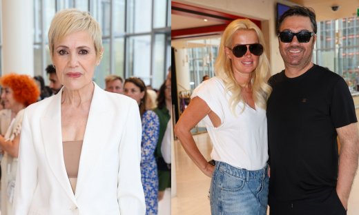 Λαμπερή πρεμιέρα με σικ παρουσίες! Η εντυπωσιακή Κωνσταντίνα Μιχαήλ & ο Θεοφάνους με τη σύζυγό του