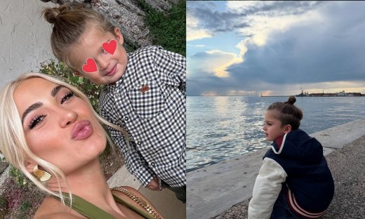 Η Ιωάννα Τούνη για πρώτη φορά στο μετρό μαζί με τον γιο της