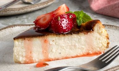 Βάσκικο cheesecake με γιαούρτι από τον Άκη Πετρετζίκη