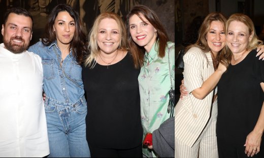 Πρεμιέρα για την Τουμασάτου - Η σπάνια εμφάνιση του συζύγου της Αλέξανδρου Σταύρου & η μητέρα της