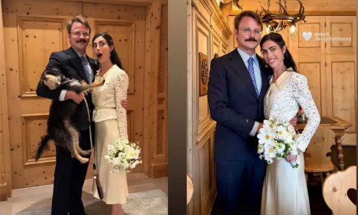 Νικόλας Νιάρχος – Μαλού Ντάλα Πίκολα: Τα πρώτα στιγμιότυπα από τον πολιτικό γάμο τους στην Ελβετία