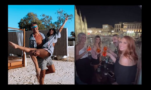 Στην Ιταλία η Σίσσυ Χρηστίδου - Γιόρτασε την πρόταση γάμου με Αθηνά Οικονομάκου και Μπρούνο Τσερέλα