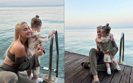 Ιωάννα Τούνη: Ξανά με τον γιο της Πάρη μετά τις διακοπές του με τον Δημήτρη Αλεξάνδρου στη Σαντορίνη