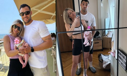 Ελένη Χαμπέρη: Το πρώτο καλοκαίρι με την κόρη της - Η τρυφερή αγκαλιά με τη μικρή της