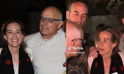 «Φύγε μπαμπά να...»: Καρέ καρέ η άβολη στιγμή της Νατάσσας Μποφίλιου με τον πατέρα της on camera