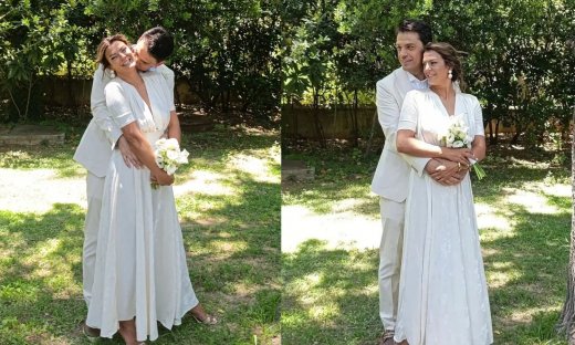 Παντρεύτηκε η Χριστίνα Βραχάλη με τον σύντροφό της - Οι πρώτες εικόνες από τον γάμο τους