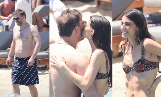 Σαμπάνης - Σαρρή: Οι διακοπές στη Μύκονο, τα τρυφερό τετ α τετ μέσα στη θάλασσα & το λεοπάρ μπικίνι