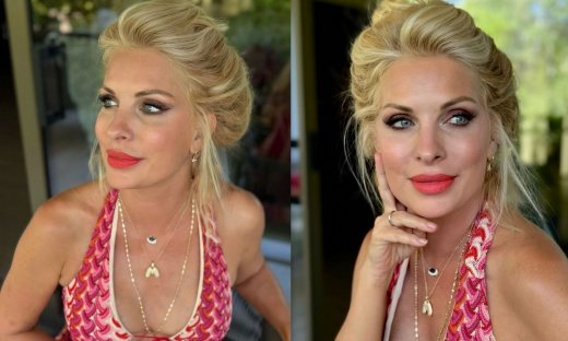 Ελένη Μενεγάκη: Χωρίς ίχνος μακιγιάζ, με το μπικίνι της στην ξαπλώστρα!