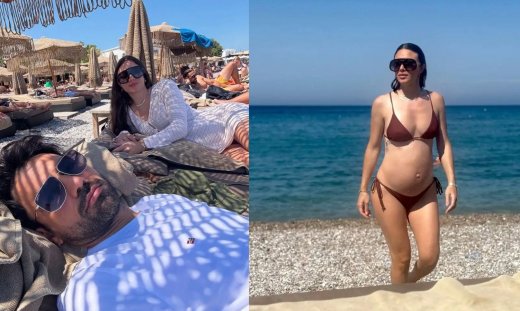 Σιμώνη Χριστοδούλου: H νέα εμφάνιση στην παραλία - Σε προχωρημένη εγκυμοσύνη μαζί με τον Γεωργίου