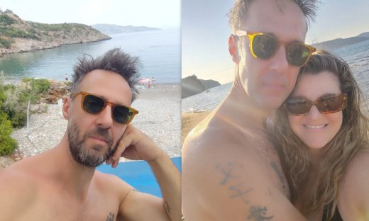 Χρήστος Πλαΐνης: Στιγμιότυπα από τις διακοπές με τη σύζυγό του & την κόρη του