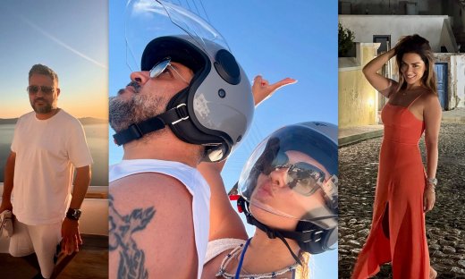 Λασκαράκη – Σουλτάτος: Οι νύχτες & οι μέρες τους στην Σαντορίνη - Μοναδικές στιγμές για το ζευγάρι