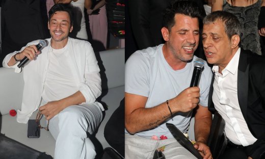 Θέμης Αδαμαντίδης & Πάνος Καλίδης: Βραδιά διασκέδασης στο Sanremo με λαμπερούς καλεσμένους