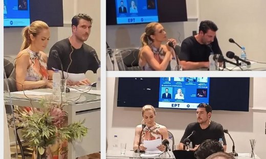 Ντορέττα Παπαδημητρίου-Γιώργος Γεροντιδάκης: Βίντεο από την κοινή εμφάνισή τους στη Μυτιλήνη