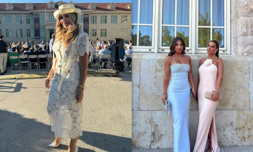 Ελένη Πετρουλάκη: Σαν πριγκίπισσα στην αποφοίτηση των κοριτσιών της – Η κομψή εμφάνιση!