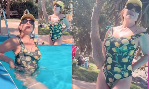 Άντζελα Δημητρίου: Φορά το μαγιό της και κάνει χαμό στο Tik Tok - Έτσι είναι το κορμί της στα 70