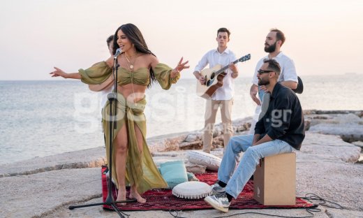 Κέλλυ Κελεκίδου: Αποκλειστικές backstage φωτογραφίες από τα γυρίσματα του summer medley της