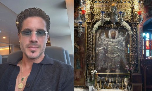 Νίκος Οικονομόπουλος – Οι διακοπές στη Σύμη & το προσκύνημα στον Πανορμίτη: «Μαγικά»