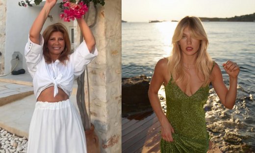 Το glitter φόρεμα της Ανδριολάτου & οι σικ εμφανίσεις της Ζήνας Κουτσελίνη στην Πάρο