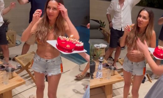 Δέσποινα Βανδή: Το καυτό σορτς και η έκπληξη των παιδιών της, Μελίνας - Γιώργου για τα γενέθλιά της