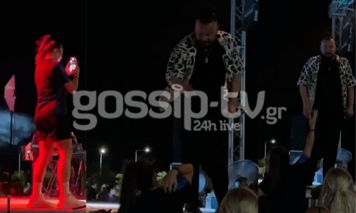 Αποκλειστικό! Η Ασημίνα Χατζηανδρέου έχει στα ώπα ώπα τον Δάντη - Τα πλάνα από την συναυλία του