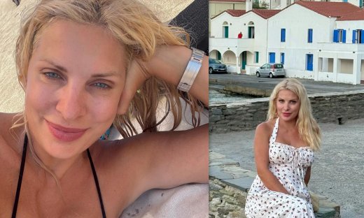 Ελένη Μενεγάκη: Στιγμιότυπα από τις διακοπές στην Άνδρο - Βόλτες, βουτιές, ηλιοθεραπεία & θαλασσινά