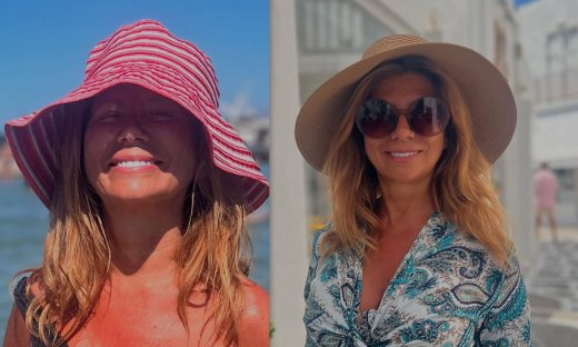 Ζήνα Κουτσελίνη: Οικογενειακές διακοπές στην Πάρο-Αγκαλιά με τον σύζυγό της με φόντο το ηλιοβασίλεμα