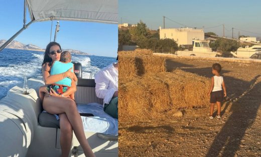 Ελένη Φουρέιρα: Τα νέα καρέ με τον γιο της, Ερμή στο φωτογραφικό άλμπουμ των διακοπών