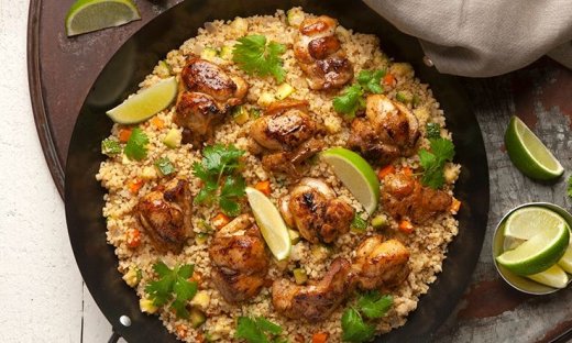 Κοτόπουλο με πλιγούρι και λαχανικά από τον Άκη Πετρετζίκη!