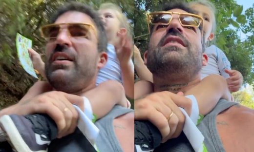 Δημήτρης Αλεξάνδρου: Εξόρμηση στο Φαράγγι του Ενιπέα με τον γιο του, Πάρη