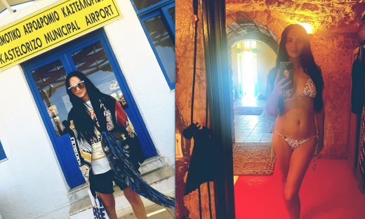 Ζενεβιέβ Μαζαρί: Οι ήσυχες οικογενειακές διακοπές στο Καστελόριζο