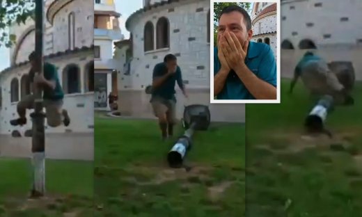 Μπλέτσας: Γκρέμισε κολώνα φωτισμού, έπεσε κάτω & φώναζε: «Έκανα βλακεία» - Η δημόσια συγγνώμη